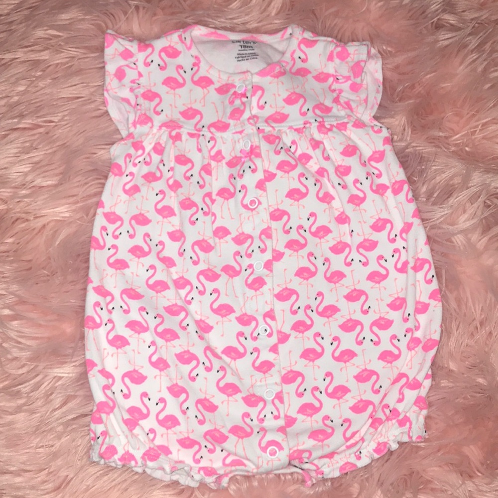 Carter’s Tank Top Flamingo Romper